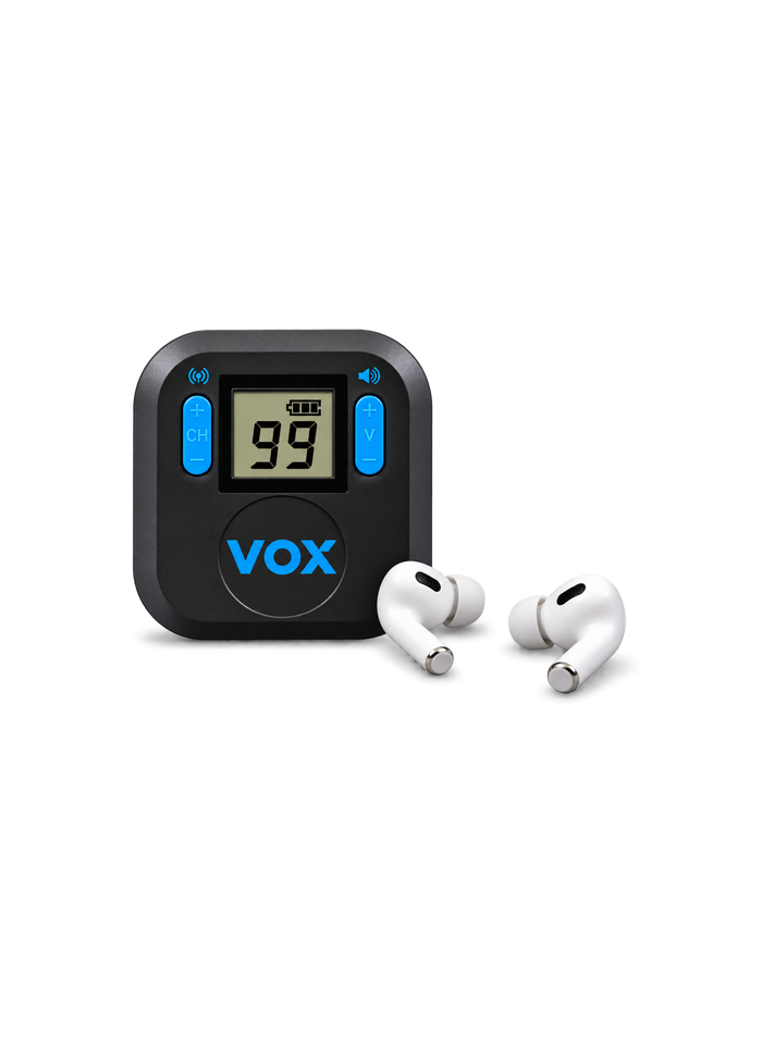 Vox BT receiver with earbuds